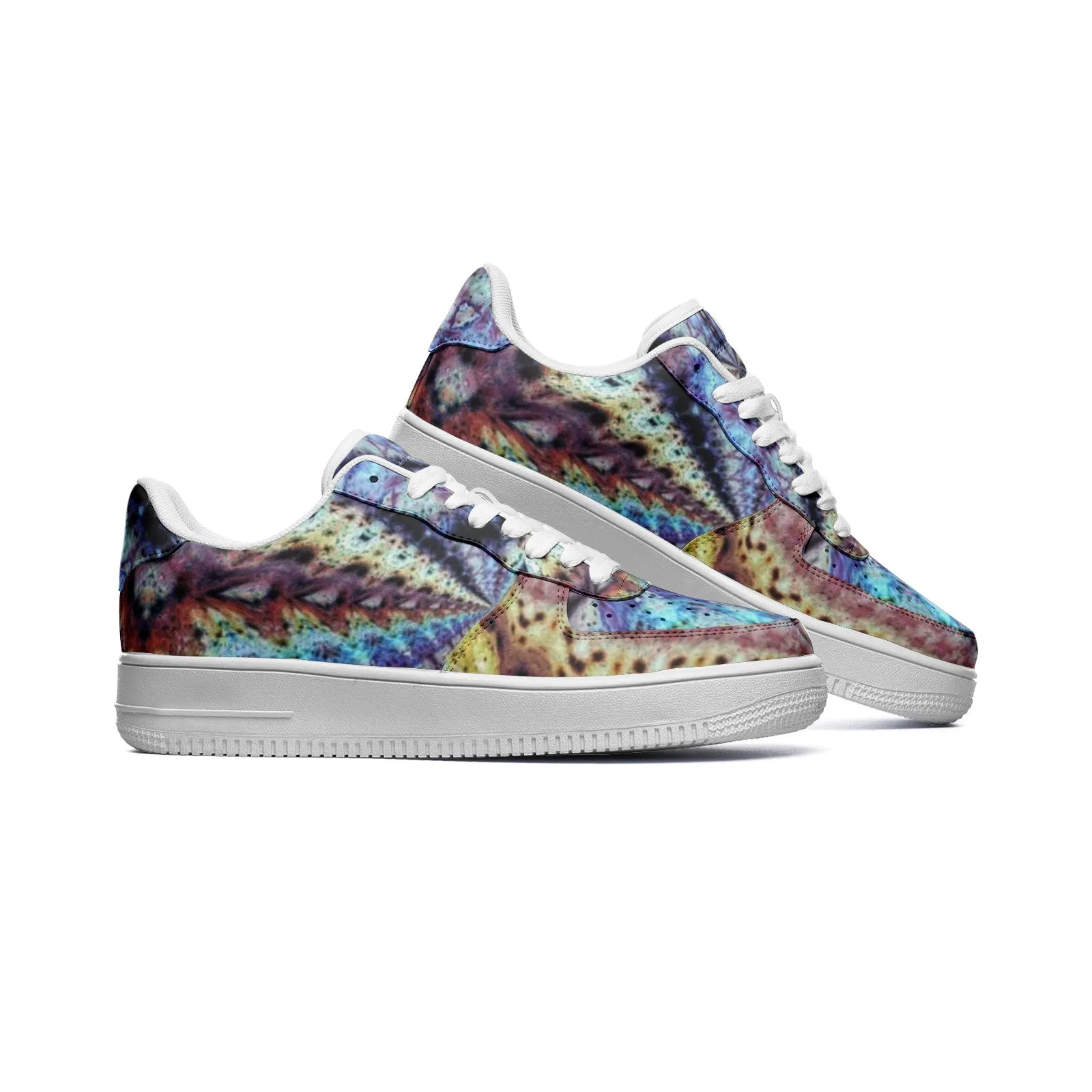 Ziggurat Full-Style Psychedelic Platform Sneakers