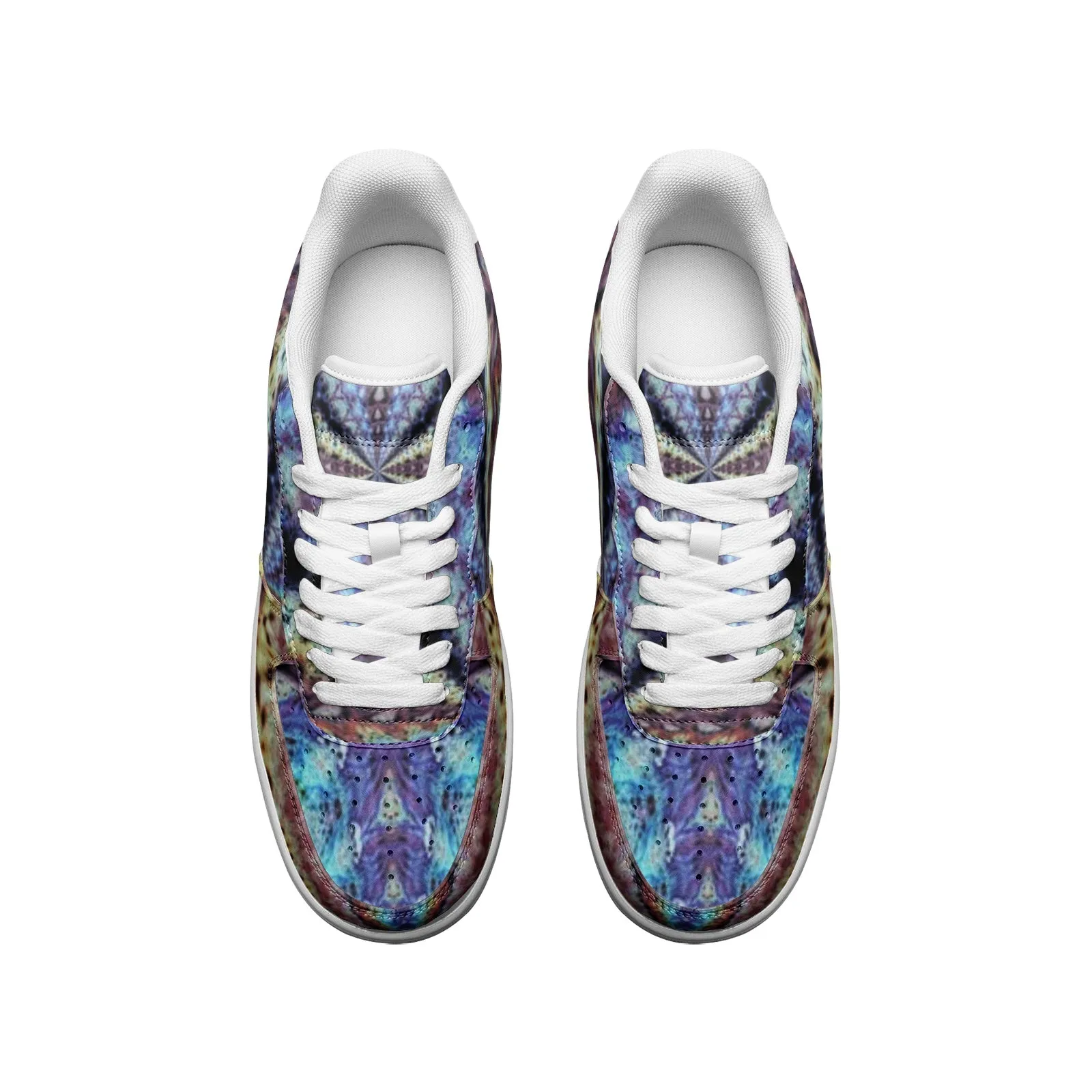 Ziggurat Full-Style Psychedelic Platform Sneakers