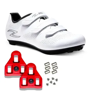Zol Fondo Road cycling Shoes with 6-Degree Delta Look Cleats Included Compatible with Peloton